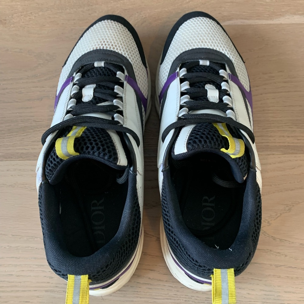 Dior b22 Violet white black purple yellow sz 47 14 3SN231YRK men - Picture 5 of 9